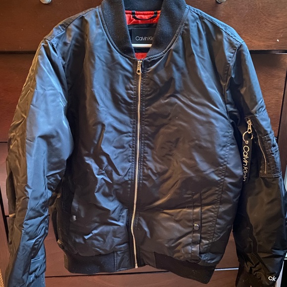 Calvin Klein Jackets \u0026 Coats | Calvin Klein Mens Bomber Flight Jacket | Color: Black | Size: M | Nnej1202's Closet